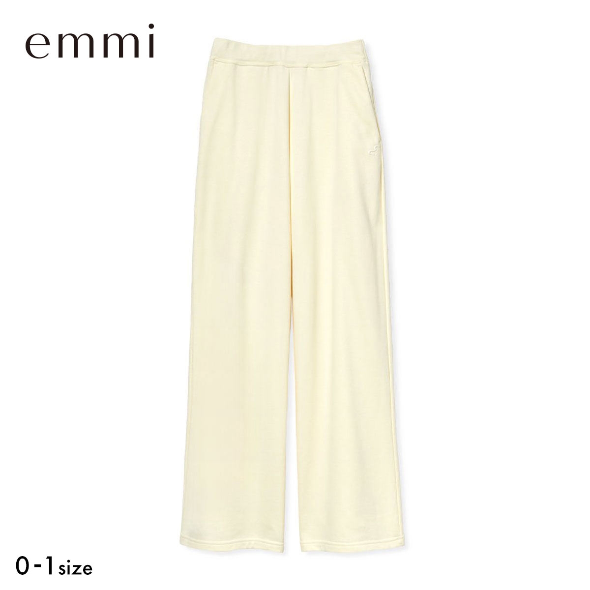 エミ W＆T スウェットパンツ セットアップ対応 emmi(YE-イエロー-0)