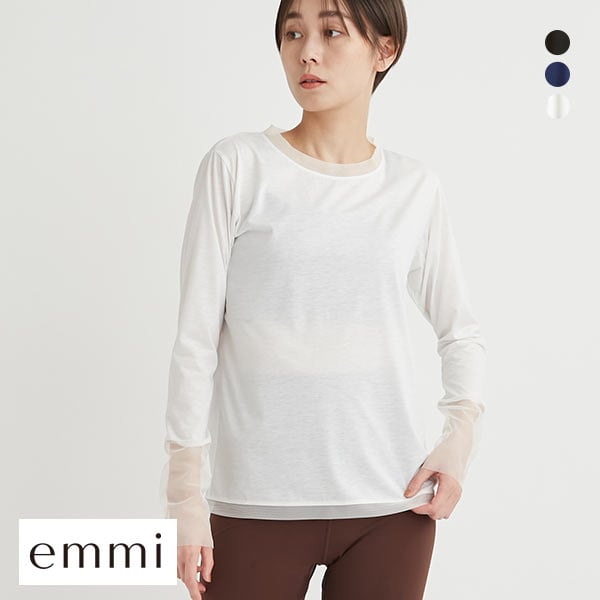エミ チュールレイヤードトップス emmi