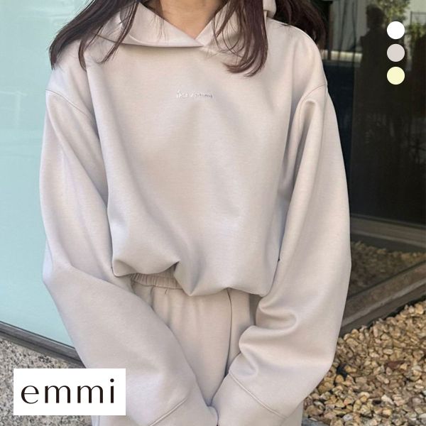 エミ IPSA／emmi ダンボールフーディートップス emmi