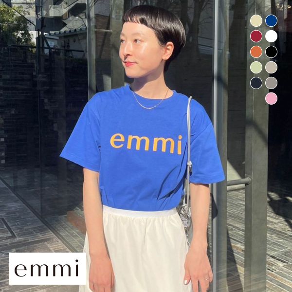 エミ 10th eco emmiロゴTシャツ emmi