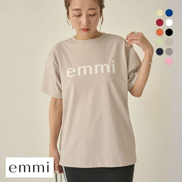 エミ 10th eco emmiロゴTシャツ emmi