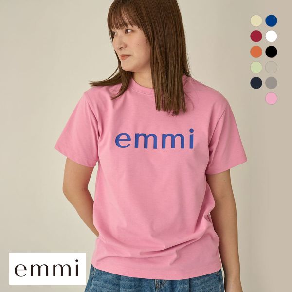 エミ 10th eco emmiロゴTシャツ emmi