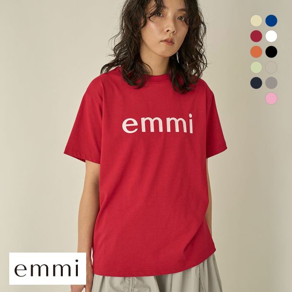 エミ 10th eco emmiロゴTシャツ emmi