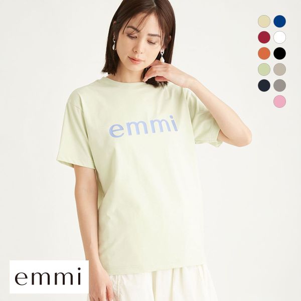エミ 10th eco emmiロゴTシャツ emmi