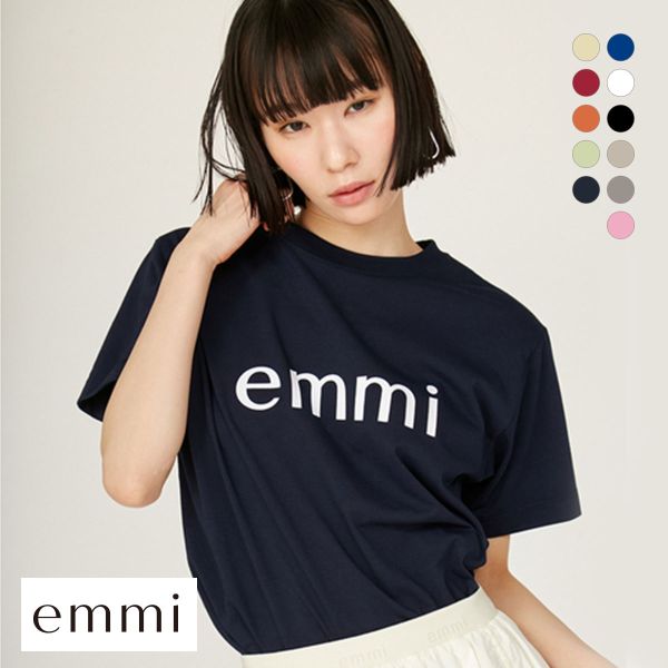エミ 10th eco emmiロゴTシャツ emmi