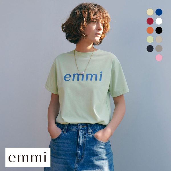 30%OFF エミ 10th eco emmiロゴTシャツ emmi 30%OFF エミ 10th eco emmiロゴTシャツ emmi
