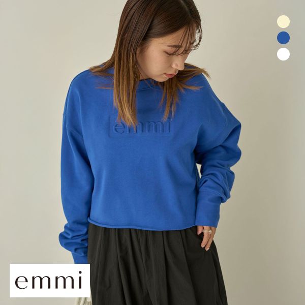 エミ 10th eco emmiロゴスウェット emmi