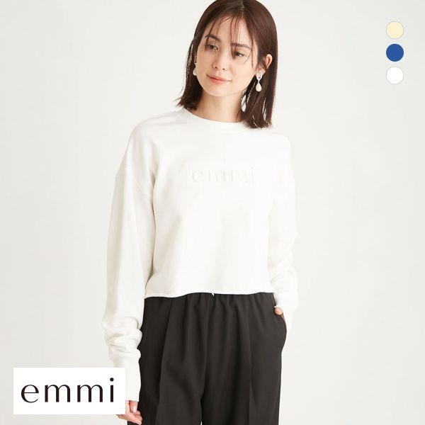 エミ 10th eco emmiロゴスウェット emmi