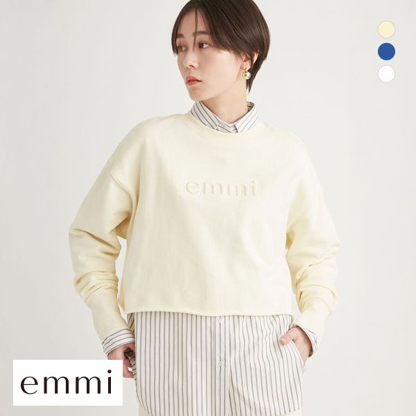 20%OFF エミ 10th eco emmiロゴスウェット emmi 20%OFF エミ 10th eco emmiロゴスウェット emmi