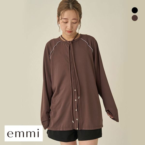エミ ラッシュガードカーディガン emmi
