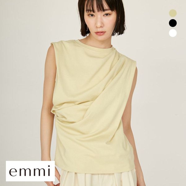 エミ emmi×PlaX TM タックデザイントップス emmi