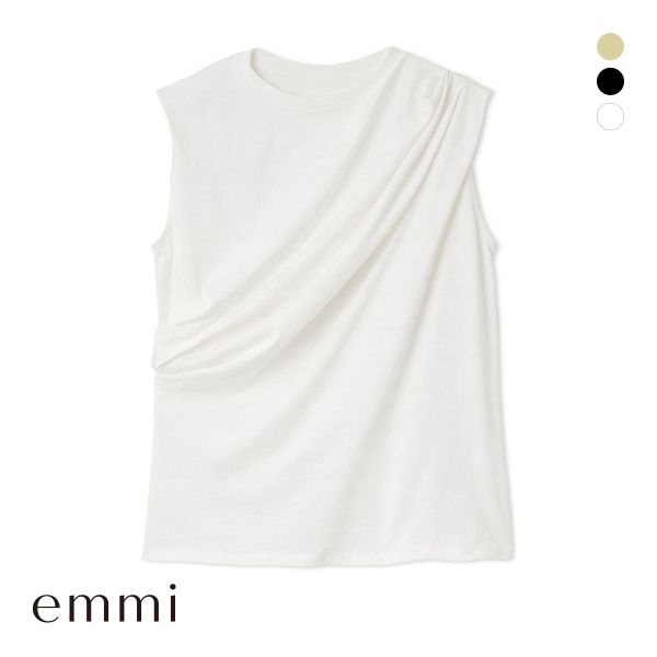 エミ emmi×PlaX TM タックデザイントップス emmi