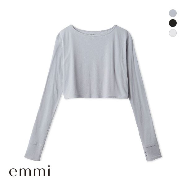 エミ 2way クロップド丈トップス emmi