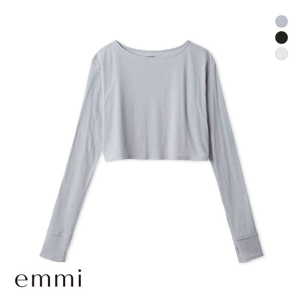 エミ 2way クロップド丈トップス emmi