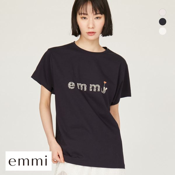 エミ emmi×Leo Lionni emmiロゴグラフィックＴシャツ emmi レオレオニ Leo Lionni