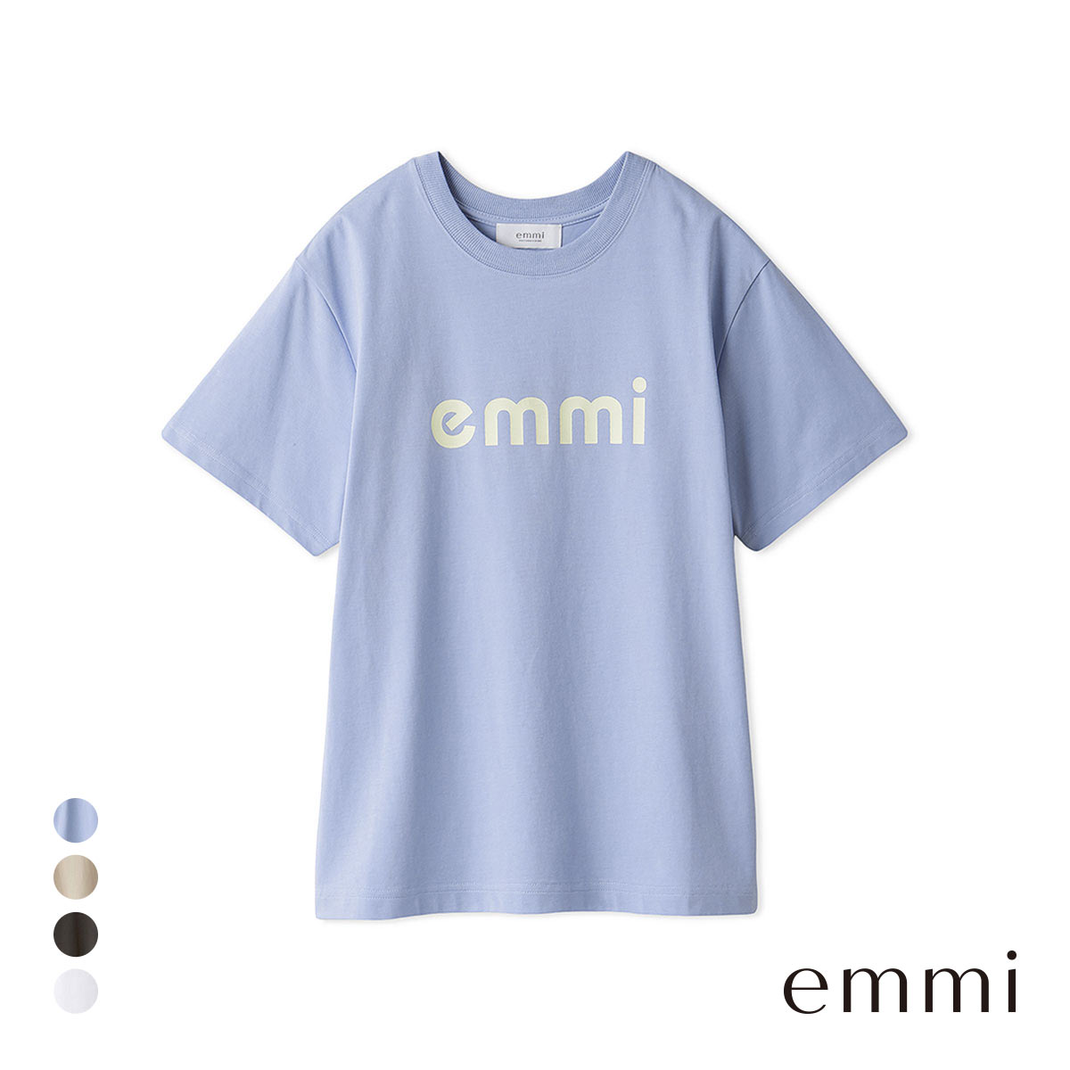 エミ ロゴTシャツ emmi(BU-ブルー-Free)