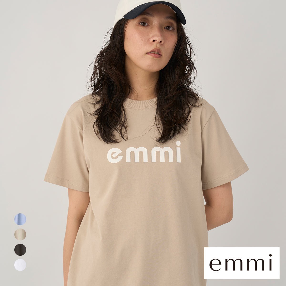 エミ ロゴTシャツ emmi(BE-ベージュ-Free)