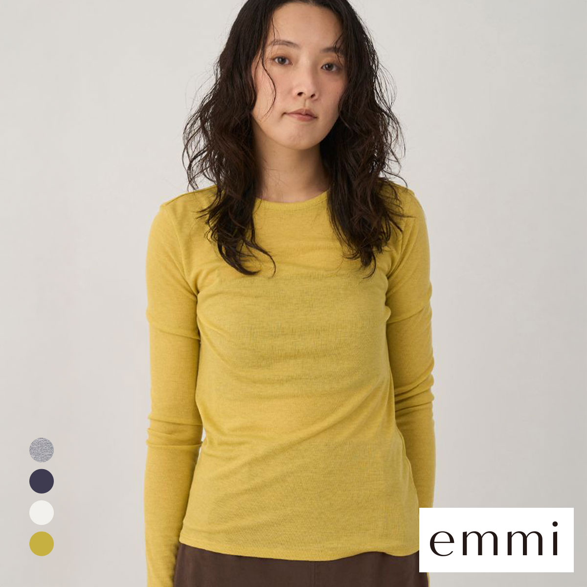 エミ セミシアーフライストップス emmi(YE-イエロー-Free)