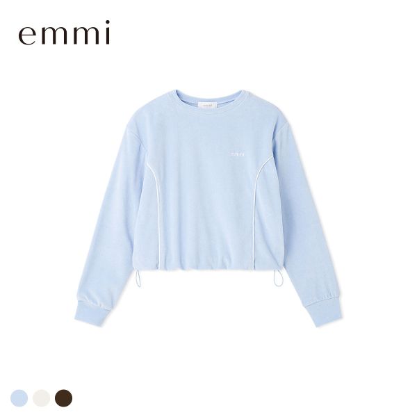 エミ パイピングデザインベロアトップス emmi