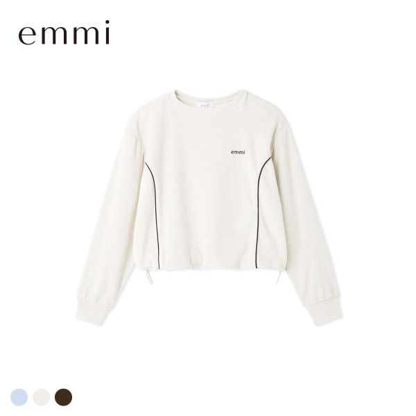 エミ パイピングデザインベロアトップス emmi