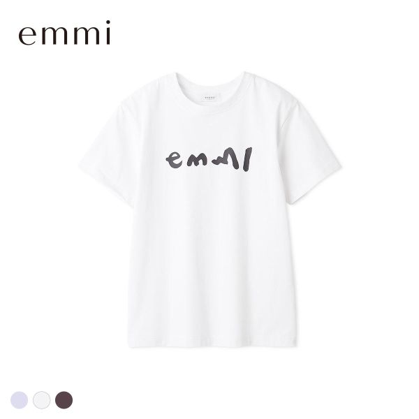 エミ ペイントemmiロゴTシャツ UVカット 接触冷感 emmi