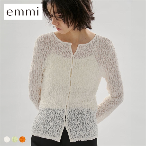 エミ 2wayストレッチレースカットソー emmi