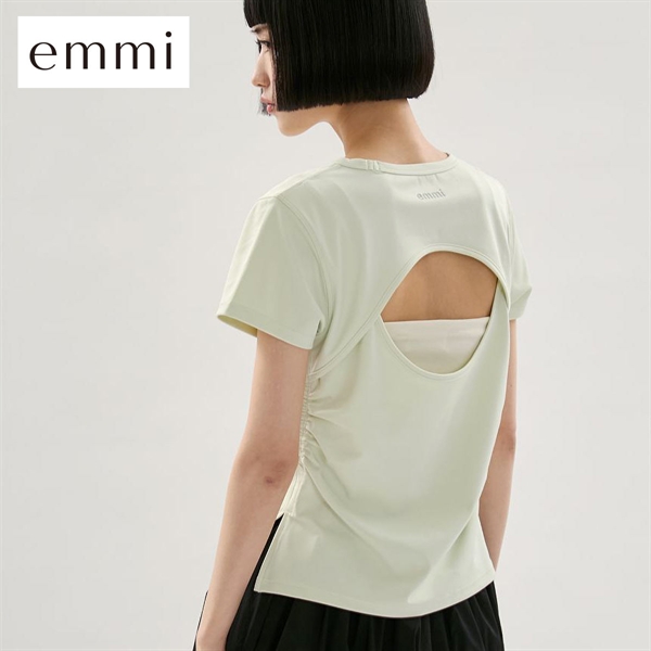 エミ バックデザインTシャツ UVカット emmi