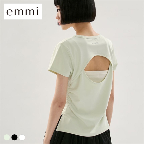 エミ バックデザインTシャツ UVカット emmi