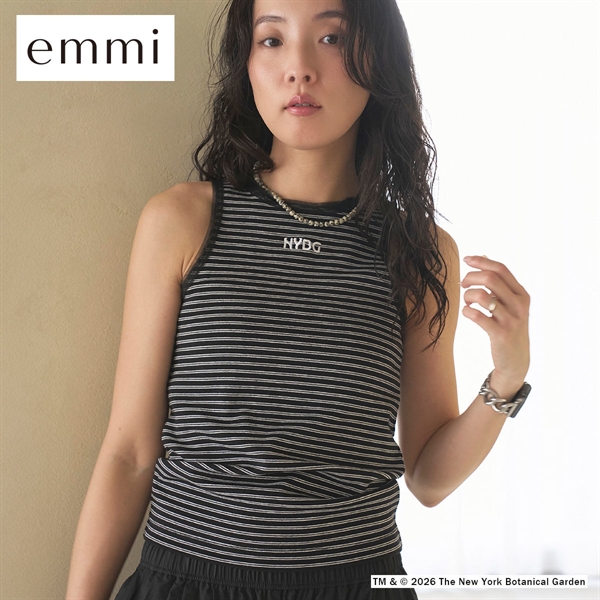 エミ emmi×NYBG リブタンクトップ emmi