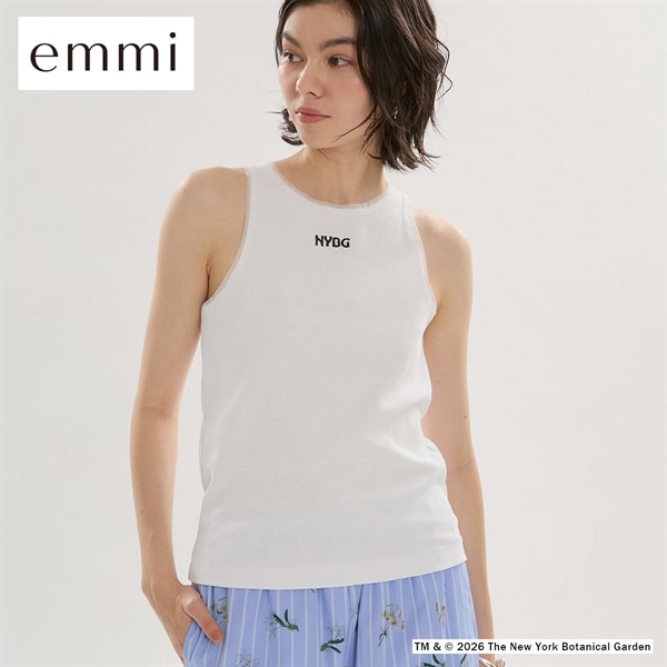 エミ emmi×NYBG リブタンクトップ emmi