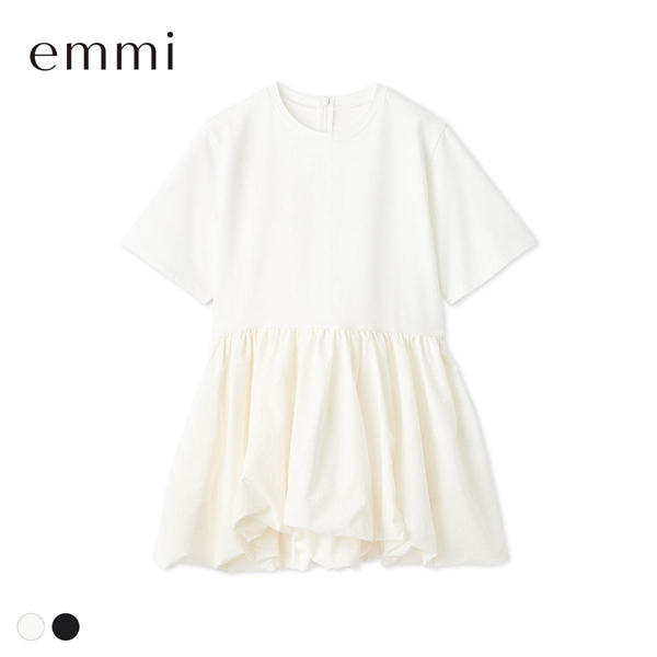 エミ ドッキングバルーンカットソー UVカット 接触冷感 emmi