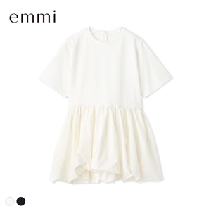 エミ ドッキングバルーンカットソー UVカット 接触冷感 emmi