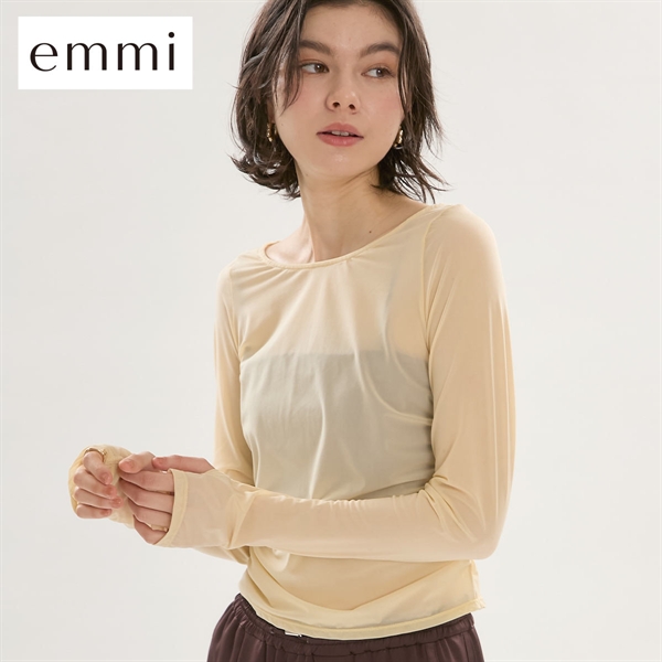 エミ パワーメッシュアクティブカットソー emmi