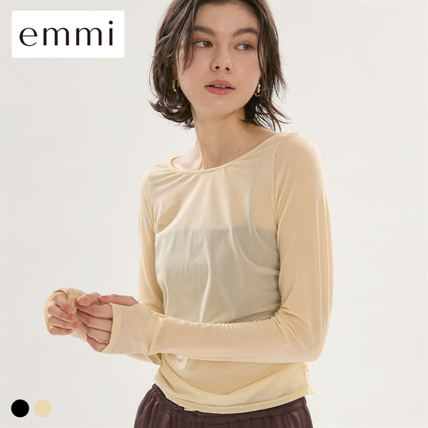 エミ パワーメッシュアクティブカットソー emmi