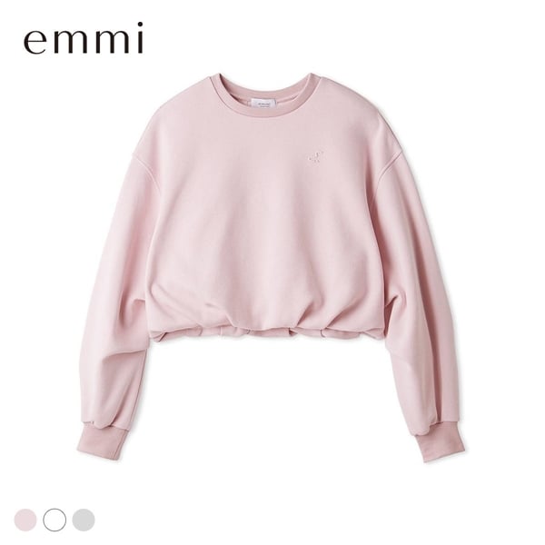 エミ W&T 裏起毛バルーンスウェット コンパクトサイズ セットアップ対応 emmi