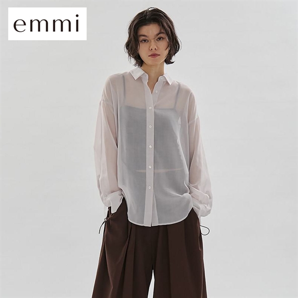 エミ 2wayシアーシャツ emmi