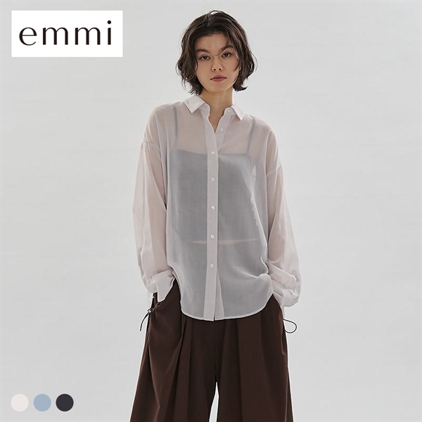 エミ 2wayシアーシャツ emmi