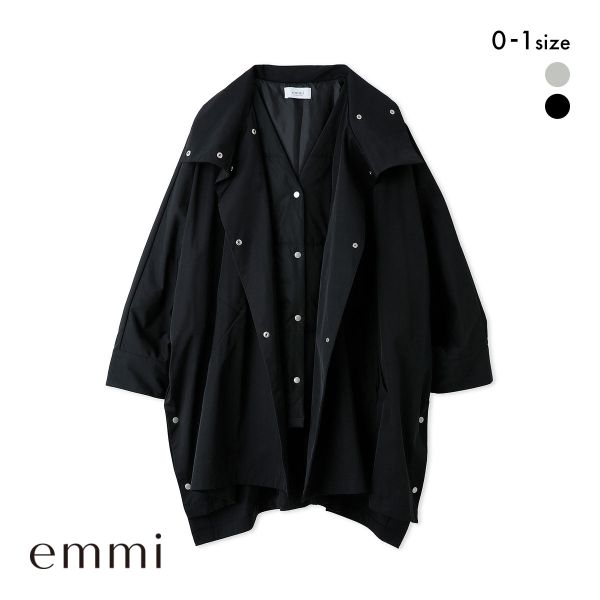 エミ 中綿ベストセットポンチョコート emmi
