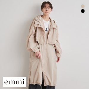 エミ ３ＷＡＹレイヤード撥水ナイロンコート emmi