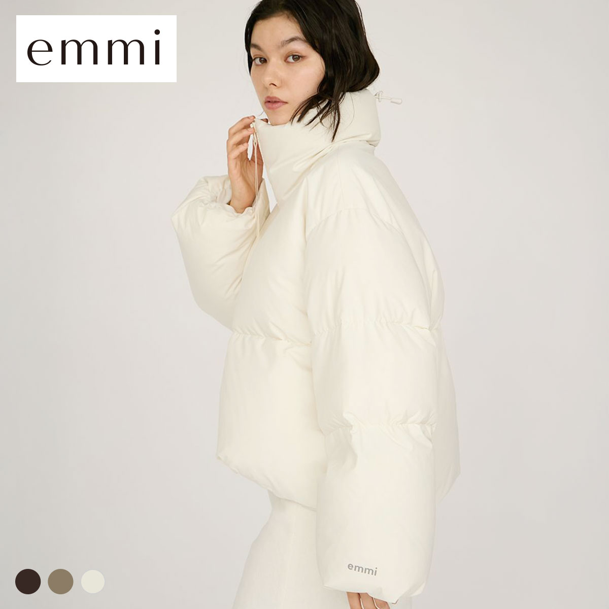 エミ クロップドフォルムダウンコート emmi | SHIROHATO(白鳩)