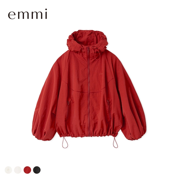 エミ ビッグフォルムフーディーブルゾン emmi