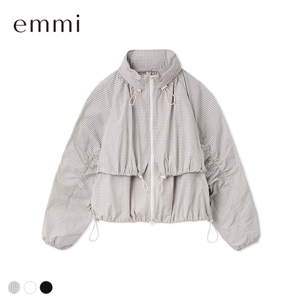 エミ ドロストナイロンブルゾン 撥水 セットアップ対応 emmi