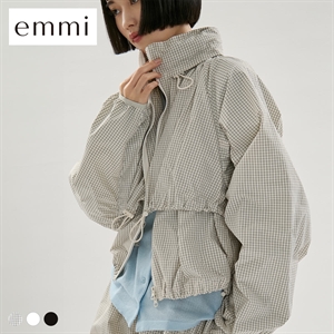 エミ ドロストナイロンブルゾン 撥水 セットアップ対応 emmi