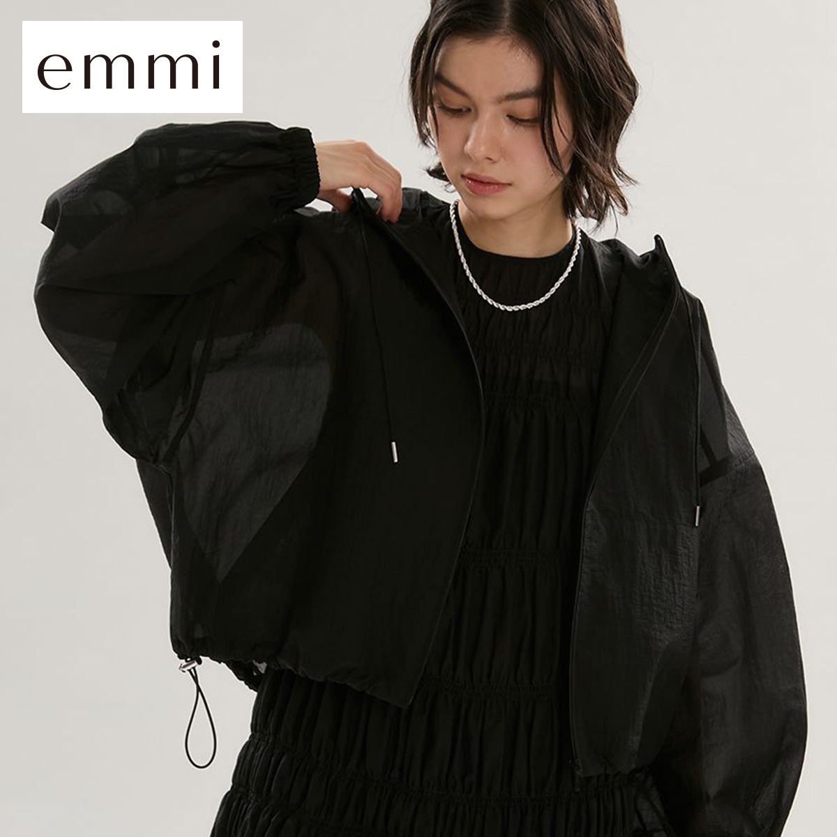 emmi ナイロンダブルジップブルゾン emmi ナイロンダブルジップブルゾン 【公式通販】