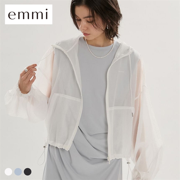 エミ シアーナイロンブルゾン セットアップ対応 emmi