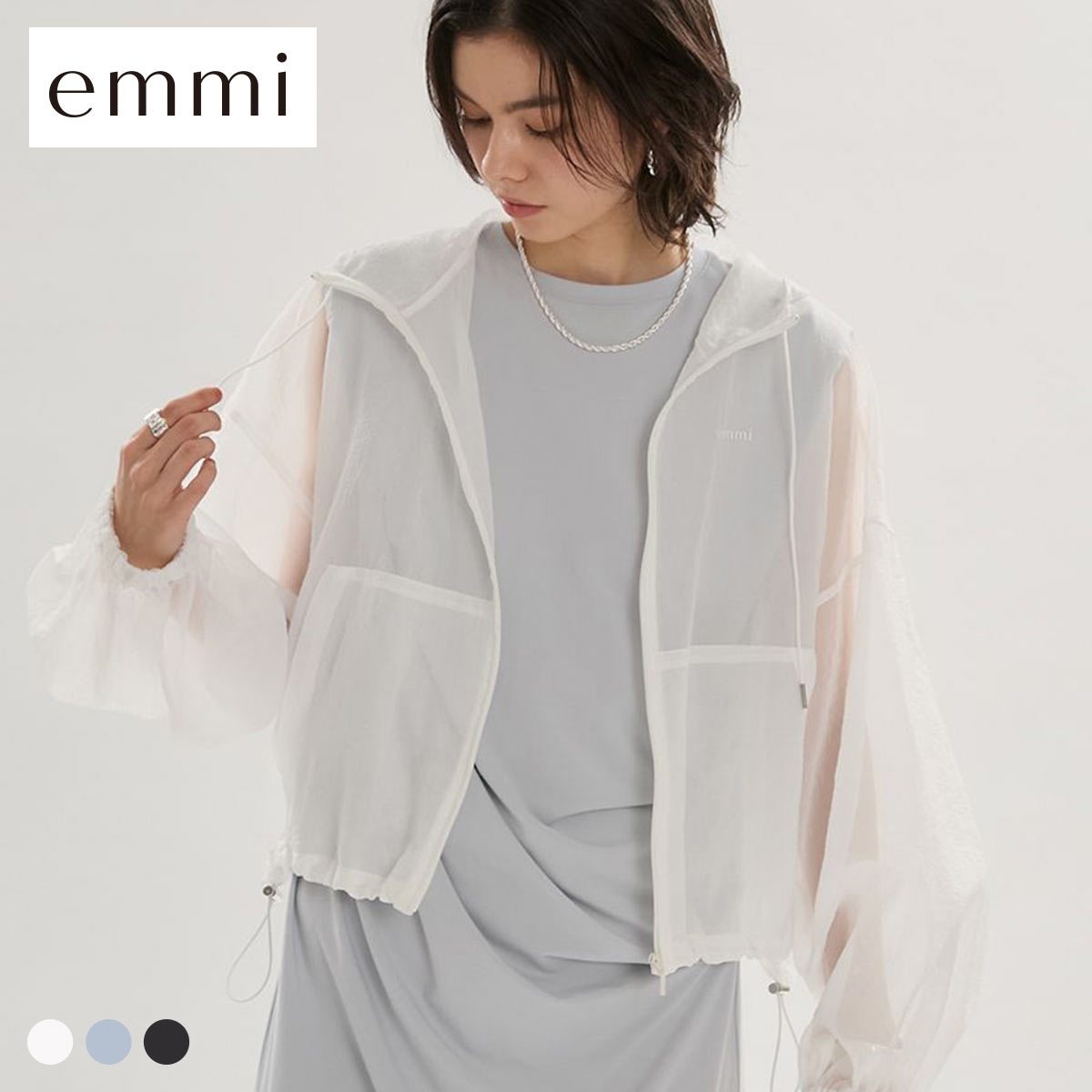 emmi ナイロンダブルジップブルゾン emmi ナイロンダブルジップブルゾン 【公式通販】