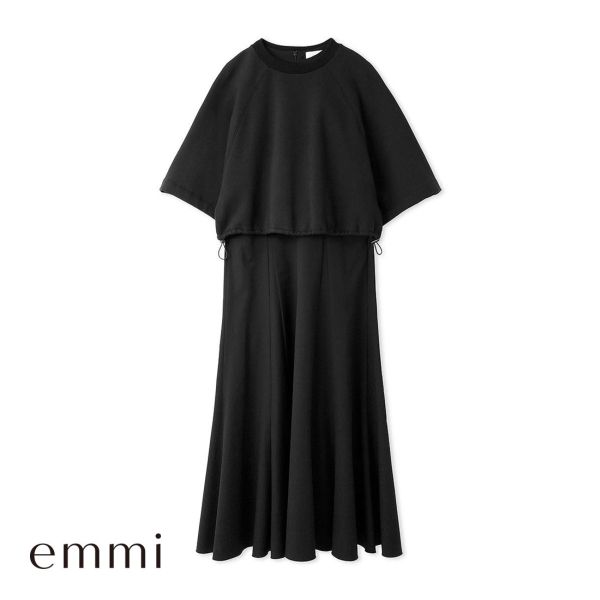 エミ 裏毛TOPSアメスリワンピースSET emmi