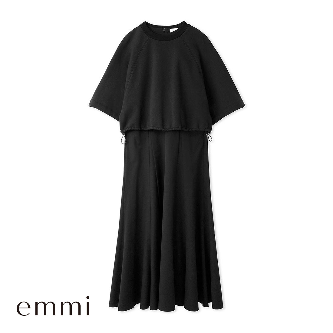 emmiエミatelier 裏毛TOPSアメスリワンピースSET グレー　新品 Amazon.co.jp: [エミ] 裏毛TOPSアメスリワンピースSET