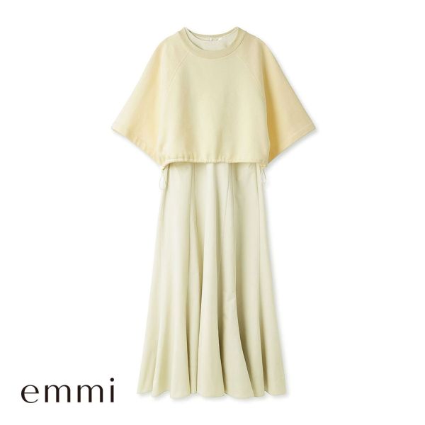 エミ 裏毛TOPSアメスリワンピースSET emmi