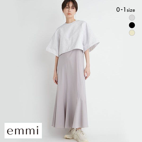 エミ 裏毛TOPSアメスリワンピースSET emmi